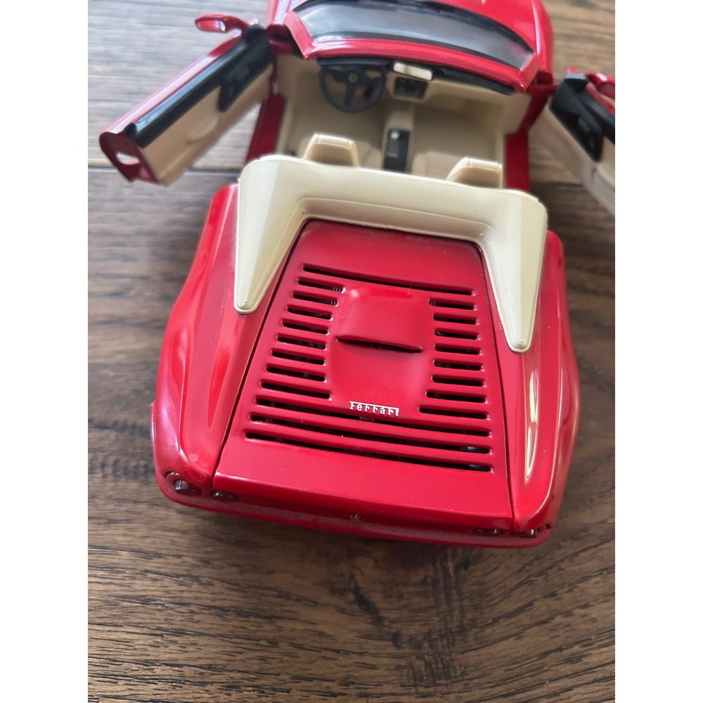 Hot Wheels 1998 Ferrari F355 Spider Red 1:18 Diecast Model Car Mattel - Picture 6 of 9
